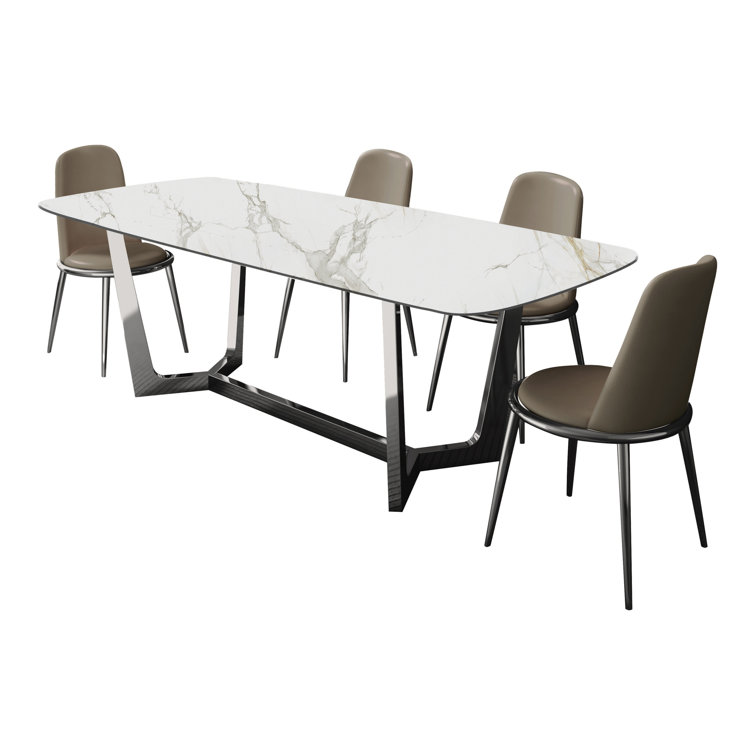 EnitialLab Elowen 5Piece Dining Table Set Wayfair